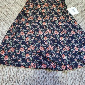 Lularoe floral azure skirt